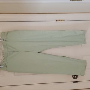 Talbots Women's Lime Green Perfect Crop Pants Size 10